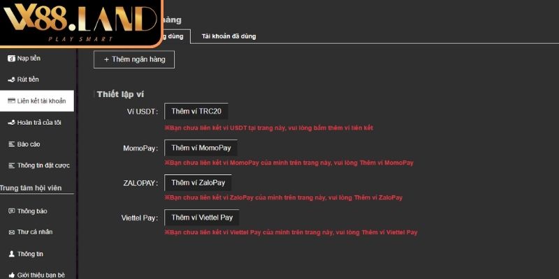 Nạp Tiền VX88 Bước Đi Đầu Tiên Chinh Phục Giải Trí Đỉnh Cao 2 Gửi tiền thần tốc với ví điện tử Momo