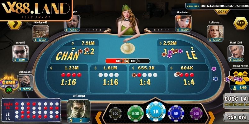 Xóc Đĩa VX88 Online – Trải Nghiệm Giải Trí Đỉnh Cao Tại Nhà 3 Cược dựa trên bảng thống kê